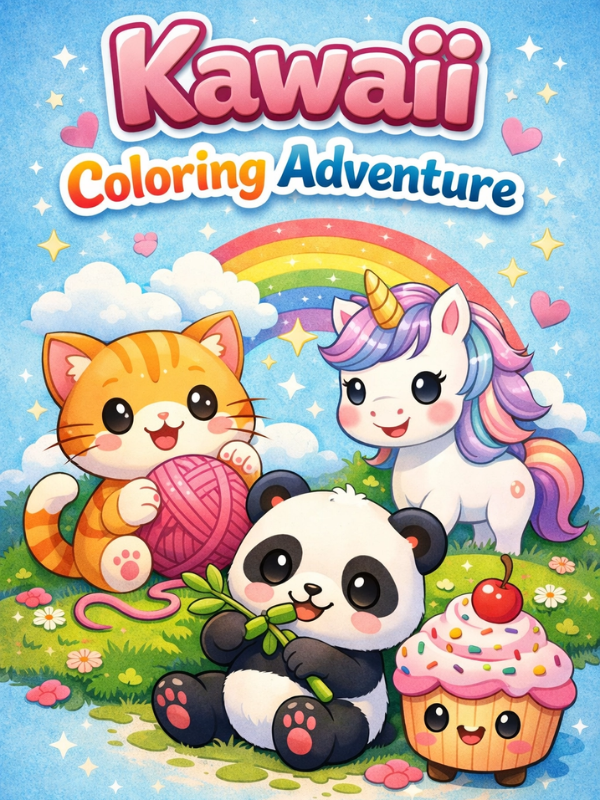 Kawaii Coloring Adventure for Kids