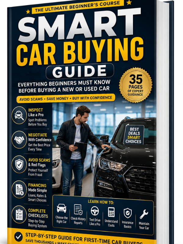The Ultimate Beginner’s Guide to Smart Car Buying, Negotiation, Inspection & Financing