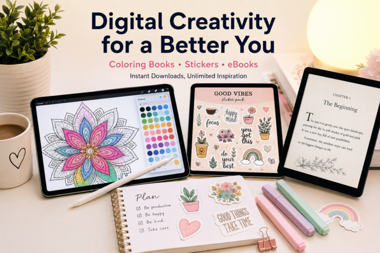 Why Digital Coloring Books, Stickers, and eBooks Are Exploding in Popularity in 2026
